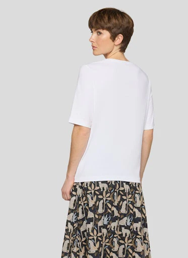T-shirts korte mouw wit Rabe - Image 4
