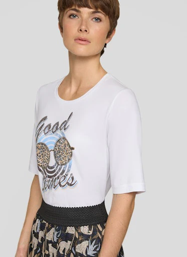 T-shirts korte mouw wit Rabe - Image 5