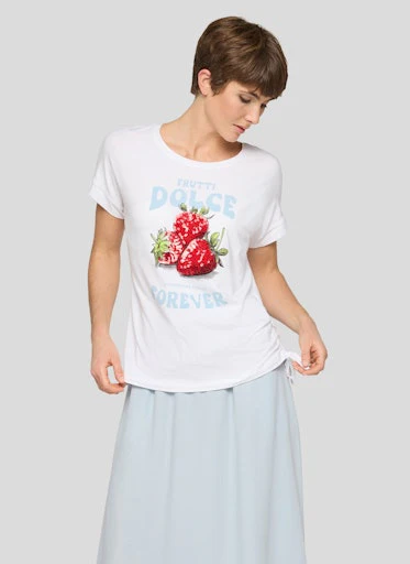 T-shirts korte mouw wit Rabe - Image 2