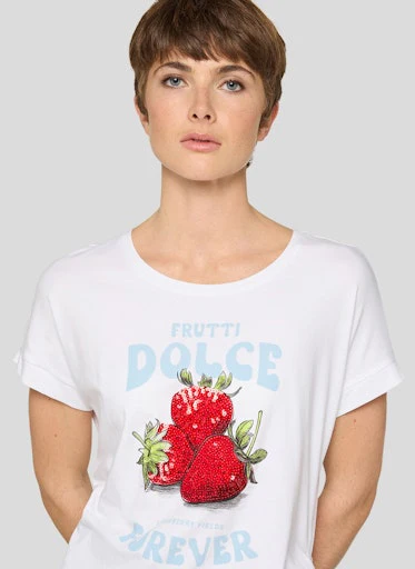 T-shirts korte mouw wit Rabe - Image 3