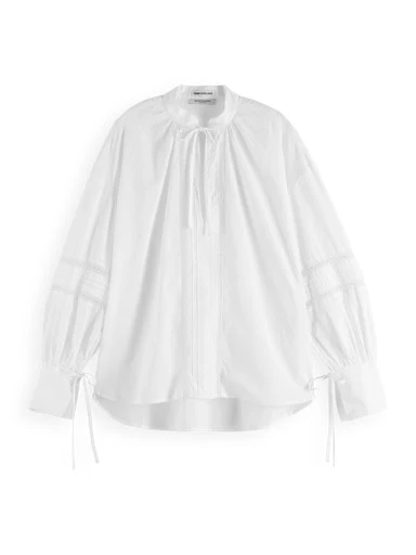 Blouses lange mouw wit Scotch & Soda