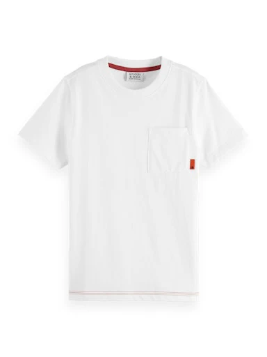 T-shirts korte mouw wit Scotch & Soda