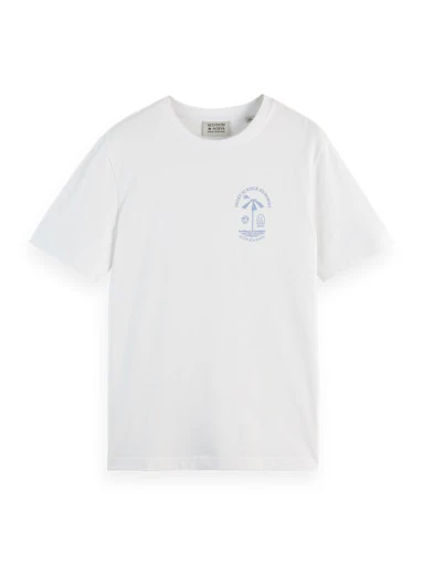 T-shirts korte mouw wit Scotch & Soda