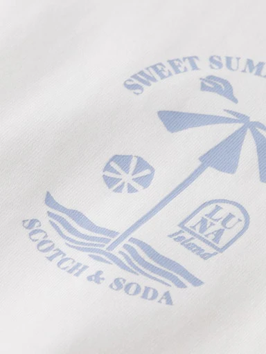 T-shirts korte mouw wit Scotch & Soda - Image 3