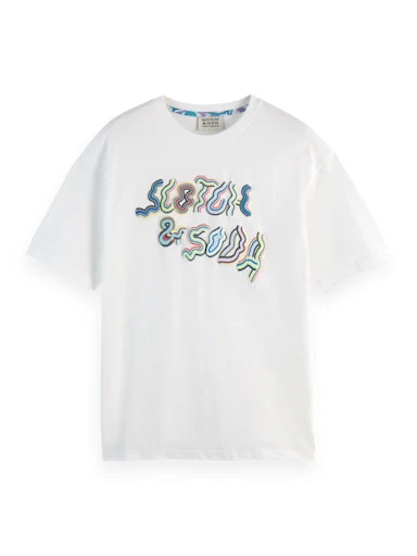 T-shirts korte mouw wit Scotch & Soda - Image 3