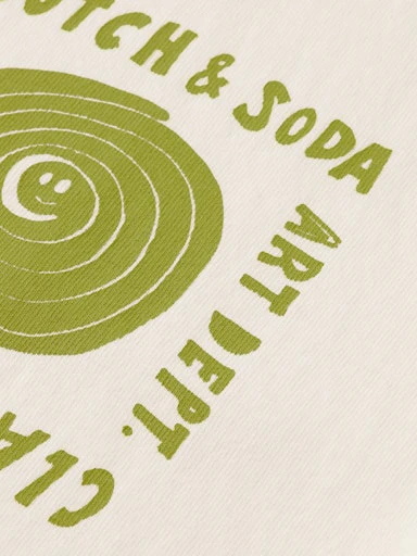 T-shirts korte mouw wit Scotch & Soda - Image 3