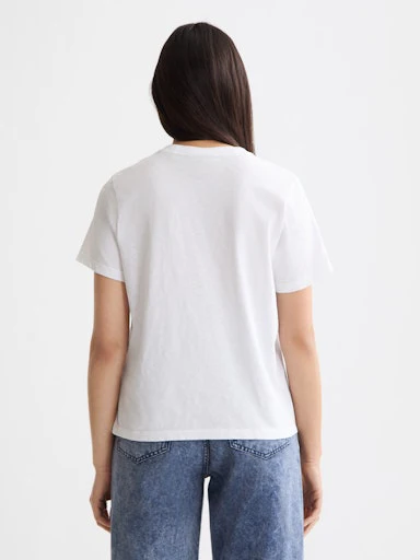 T-shirts korte mouw wit Scotch & Soda - Image 3