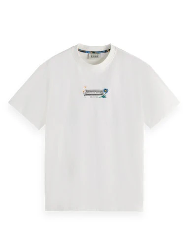 T-shirts korte mouw wit Scotch & Soda
