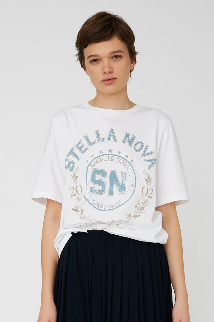 T-shirts korte mouw wit STELLA NOVA