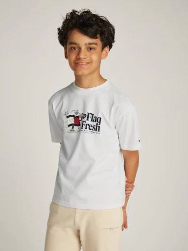 T-shirts korte mouw wit Tommy Hilfiger