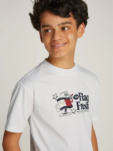 T-shirts korte mouw wit Tommy Hilfiger - Image 3