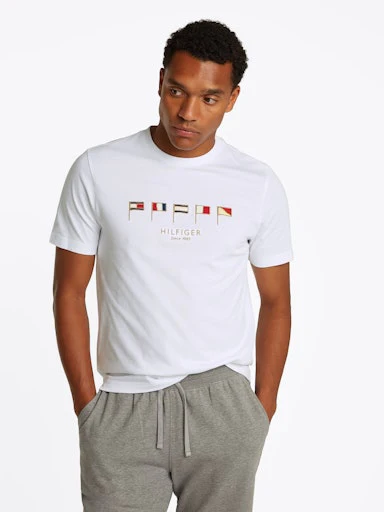 T-shirts korte mouw wit Tommy Hilfiger