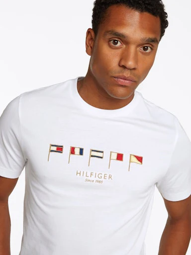 T-shirts korte mouw wit Tommy Hilfiger - Image 4