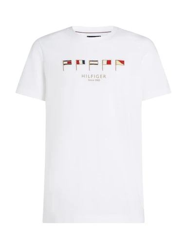T-shirts korte mouw wit Tommy Hilfiger - Image 5