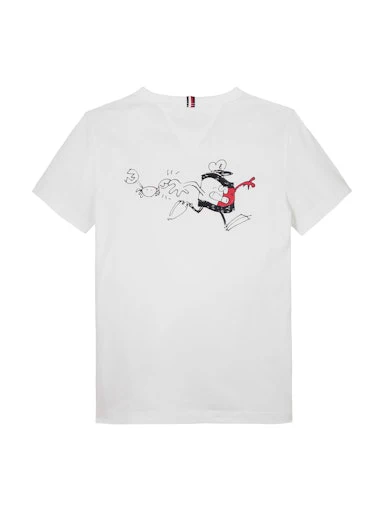 T-shirts korte mouw wit Tommy Hilfiger - Image 5