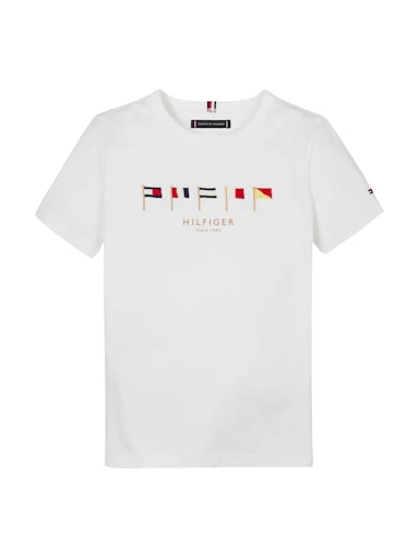 T-shirts korte mouw wit Tommy Hilfiger - Image 4