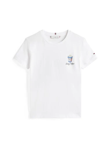 T-shirts korte mouw wit Tommy Hilfiger - Image 4