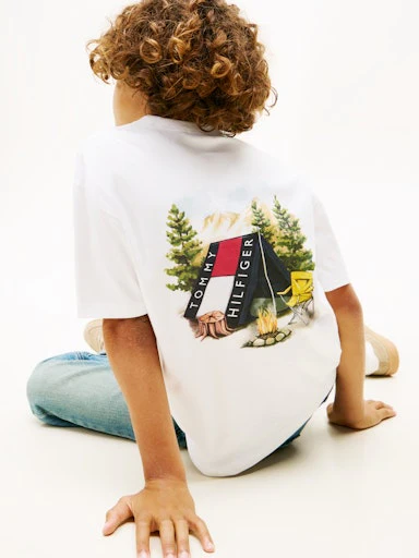 T-shirts korte mouw wit Tommy Hilfiger - Image 5