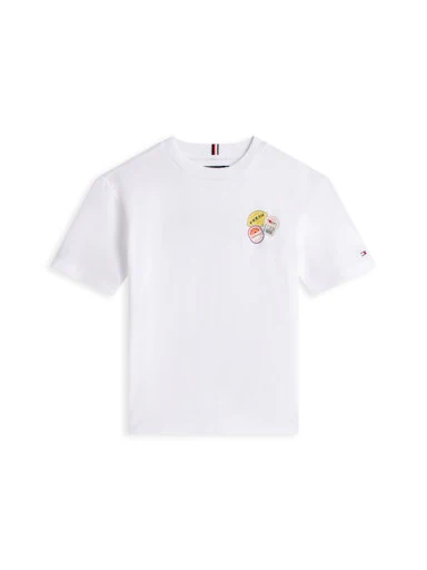 T-shirts korte mouw wit Tommy Hilfiger - Image 5