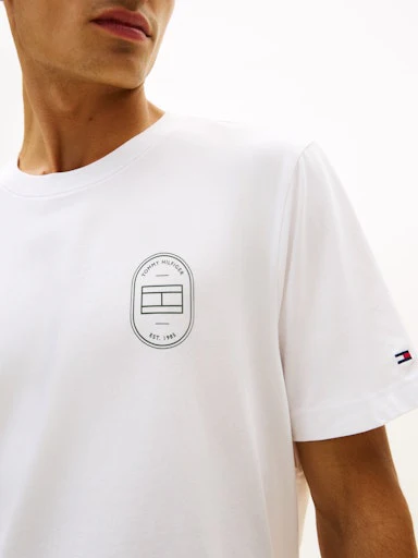 T-shirts korte mouw wit Tommy Hilfiger - Image 4