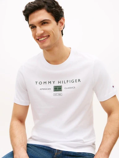 T-shirts korte mouw wit Tommy Hilfiger - Image 4
