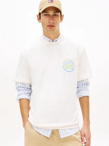 T-shirts korte mouw wit Tommy Jeans