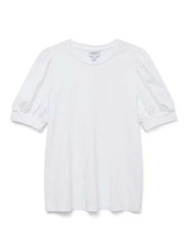T-shirts korte mouw wit VERO MODA Curve