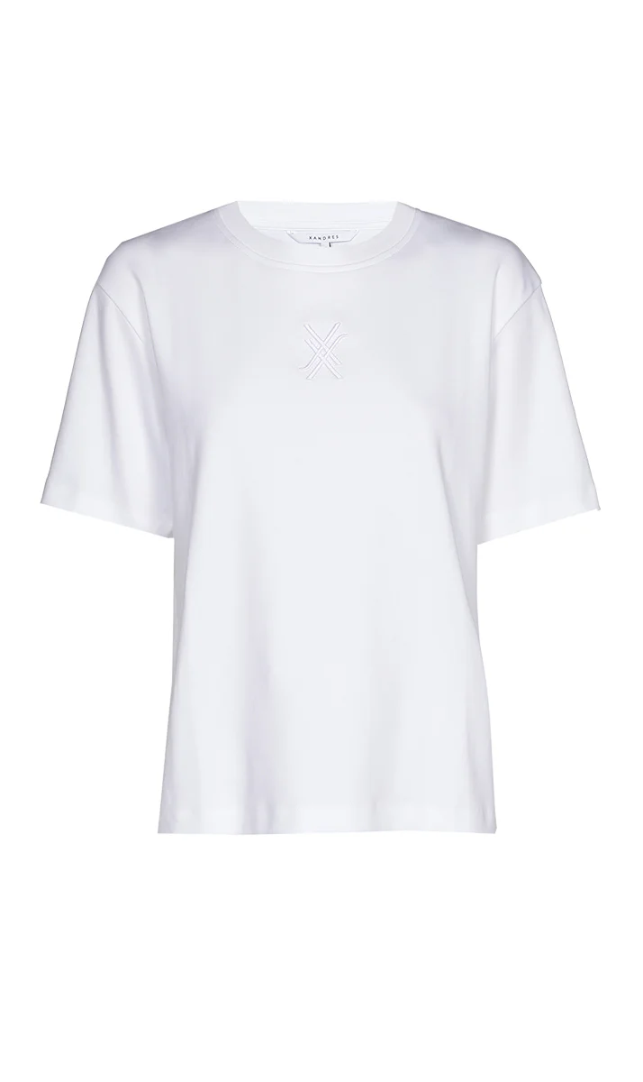 T-shirts korte mouw wit Xandres