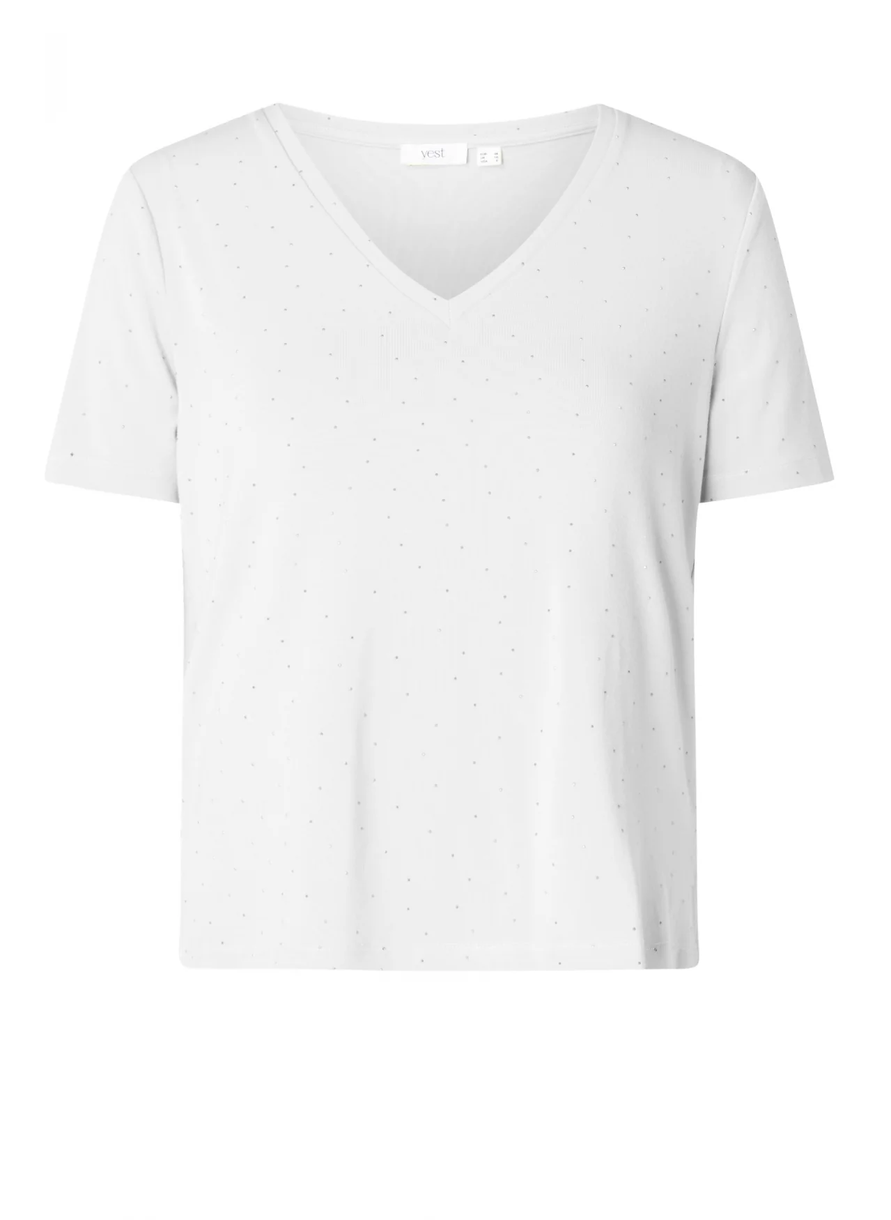 T-shirts korte mouw wit yest curve