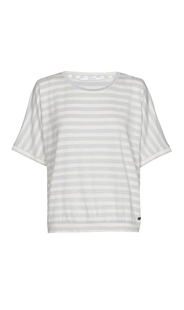 T-shirts korte mouw zilver Xandres