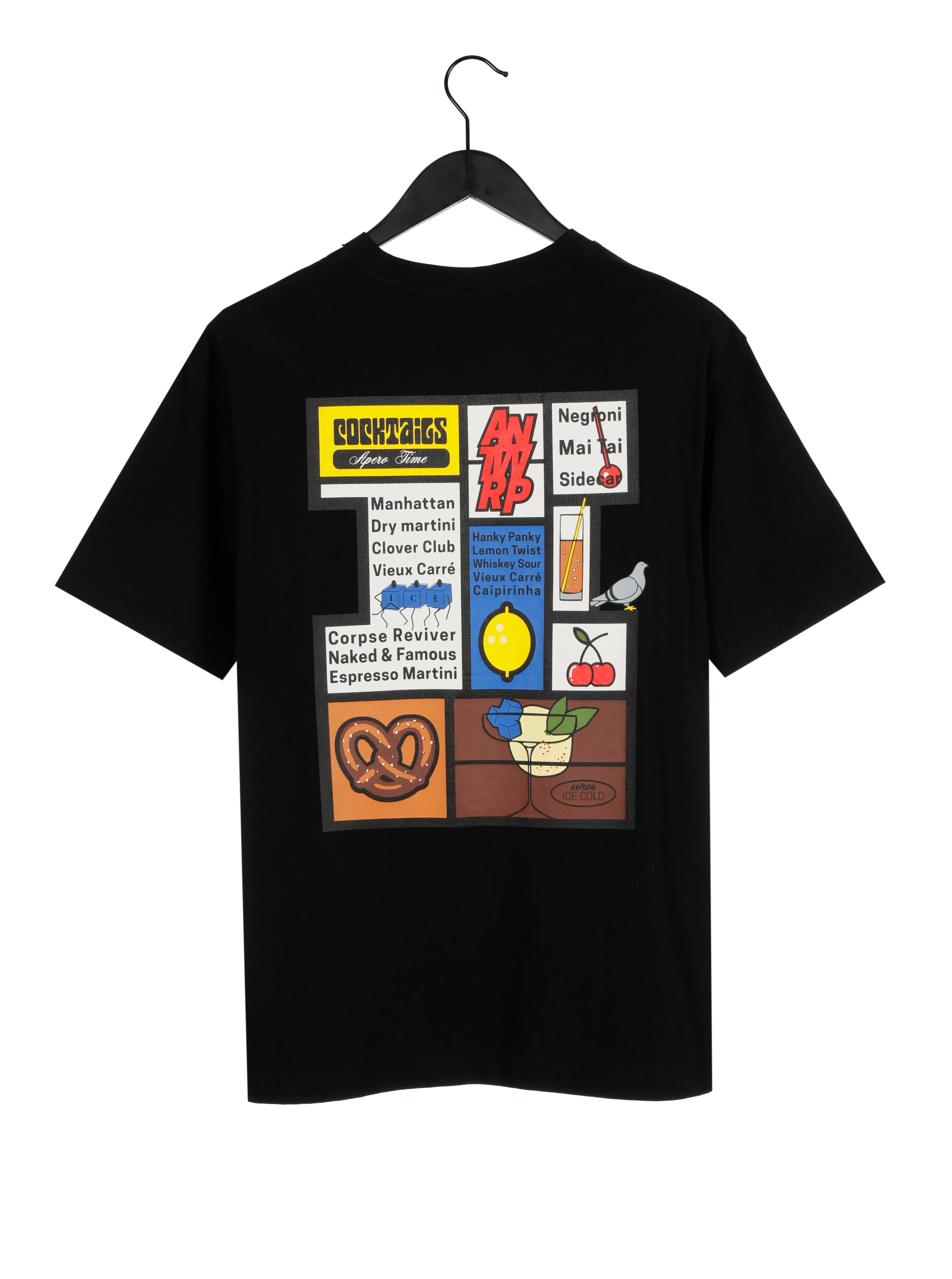 T-shirts korte mouw zwart ANTWRP - Image 3