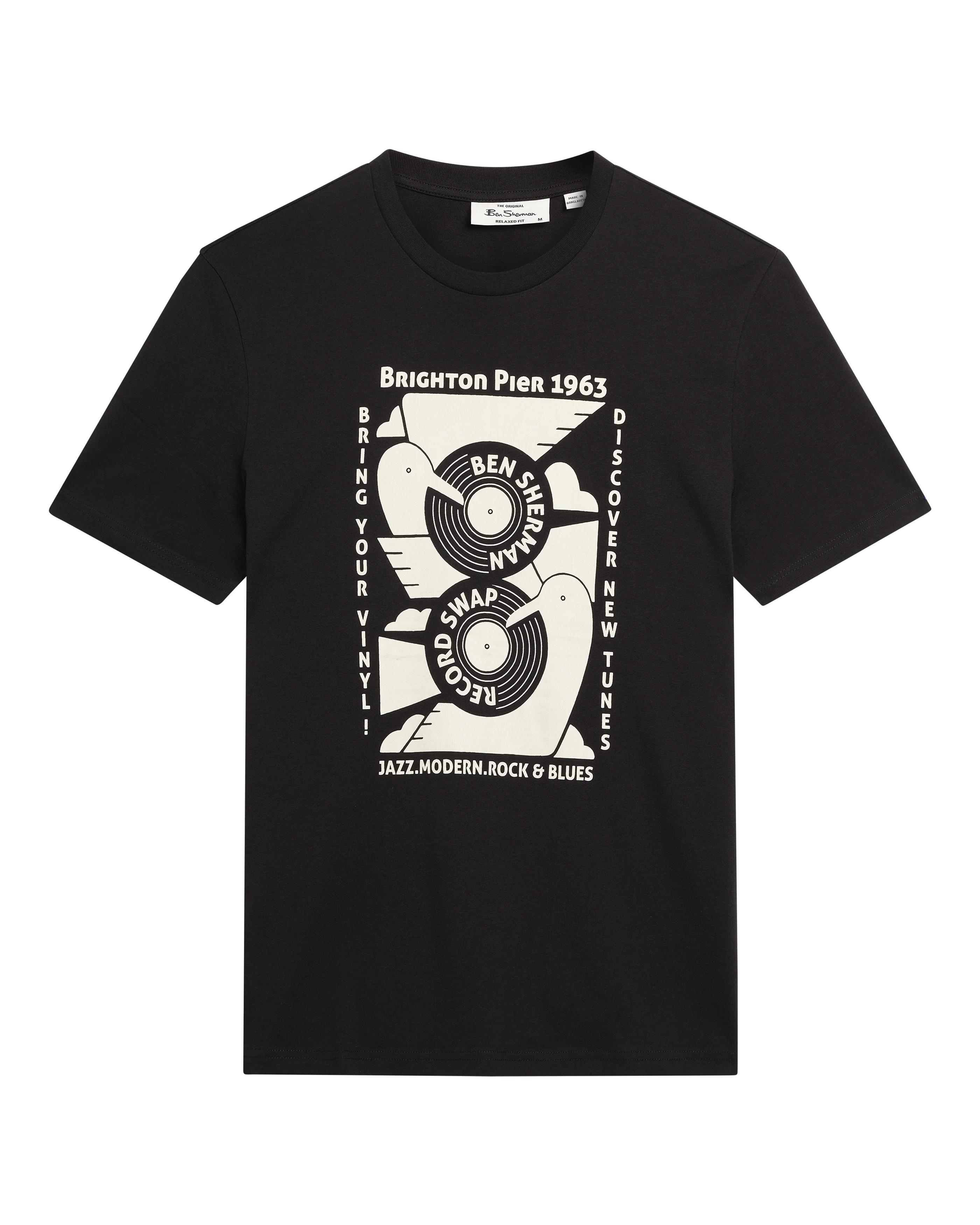 T-shirts korte mouw zwart Ben Sherman