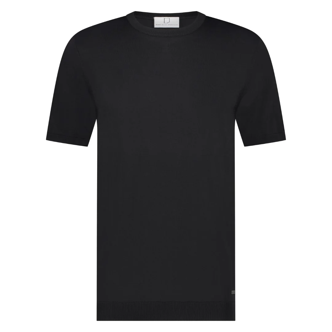 T-shirts korte mouw zwart Born With Appetite
