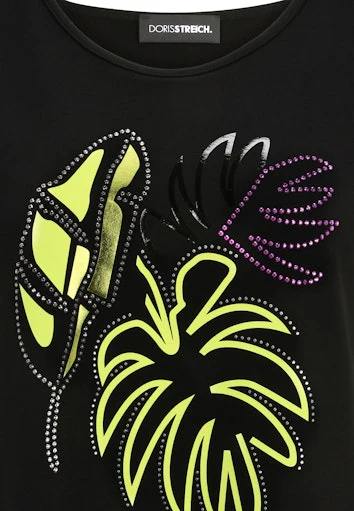 T-shirts korte mouw zwart Doris Streich - Image 3