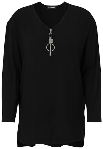 T-shirts korte mouw zwart Doris Streich