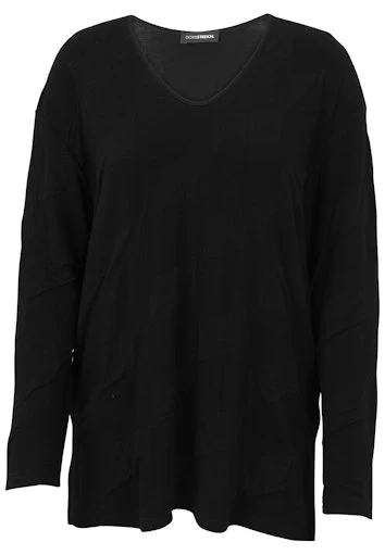 T-shirts korte mouw zwart Doris Streich