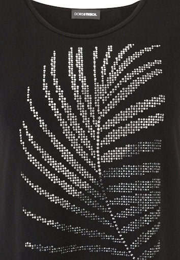 T-shirts korte mouw zwart Doris Streich - Image 3