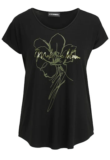 T-shirts korte mouw zwart Doris Streich