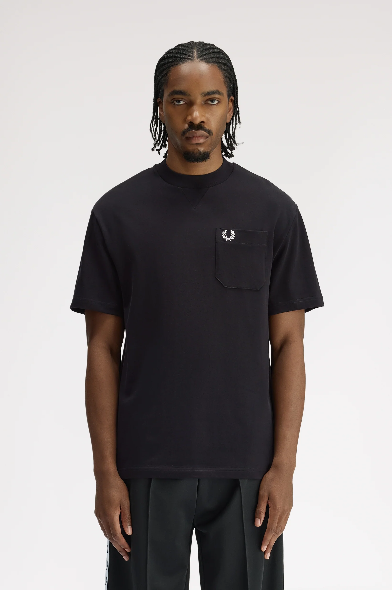 T-shirts korte mouw zwart Fred Perry