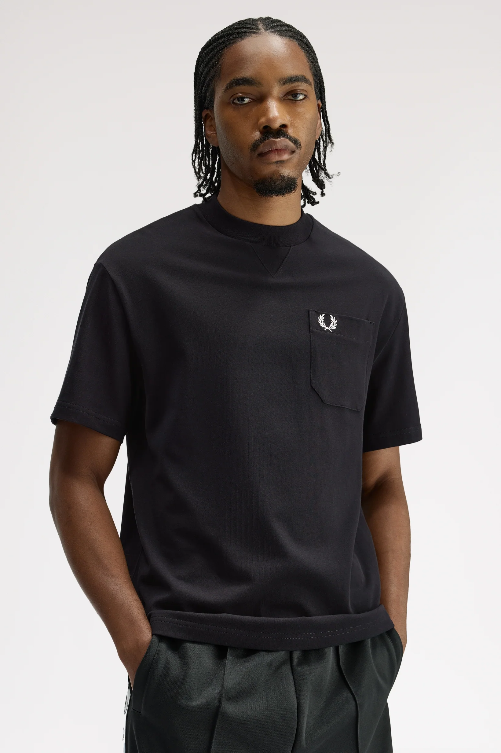 T-shirts korte mouw zwart Fred Perry - Image 2