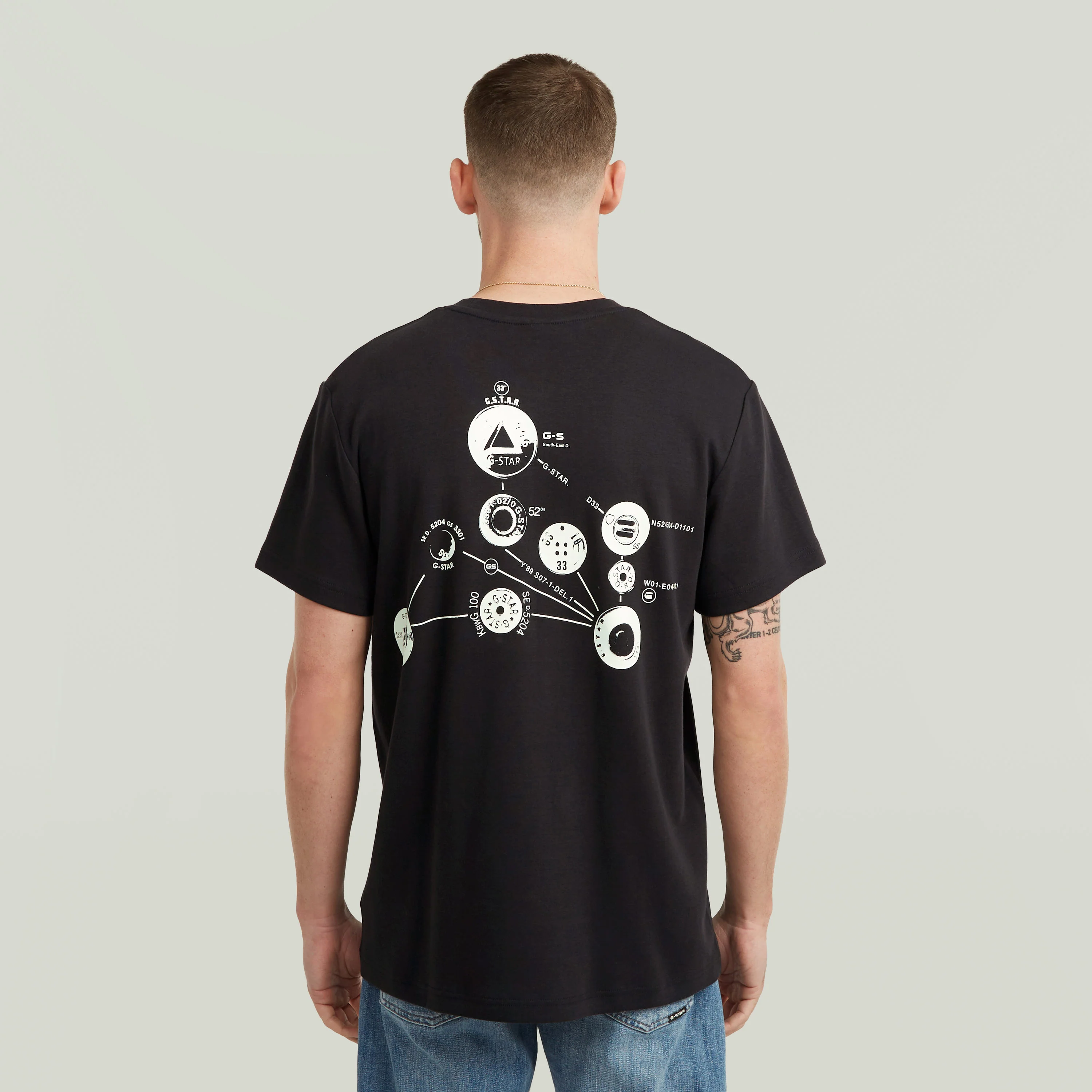 T-shirts korte mouw zwart G-Star Raw - Image 5