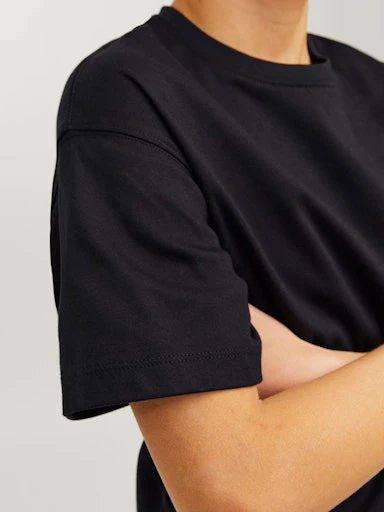 T-shirts korte mouw zwart JACK & JONES JUNIOR - Image 3