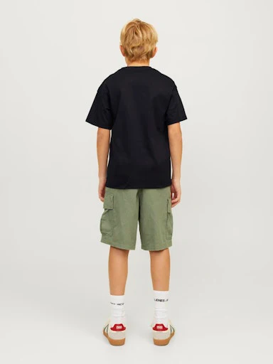 T-shirts korte mouw zwart JACK & JONES JUNIOR - Image 4