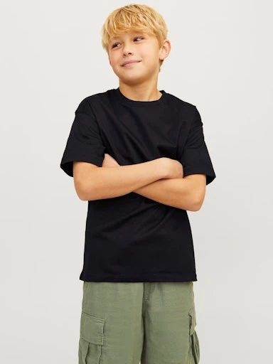 T-shirts korte mouw zwart JACK & JONES JUNIOR - Image 5