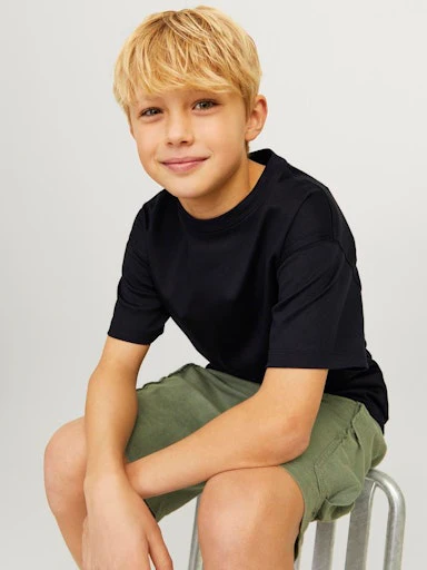 T-shirts korte mouw zwart JACK & JONES JUNIOR - Image 6