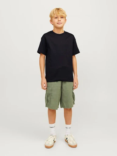 T-shirts korte mouw zwart JACK & JONES JUNIOR - Image 7