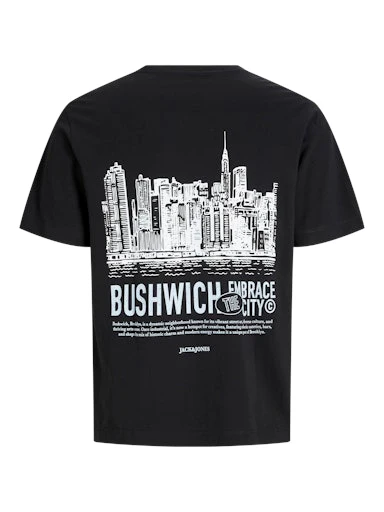 T-shirts korte mouw zwart JACK & JONES JUNIOR - Image 2