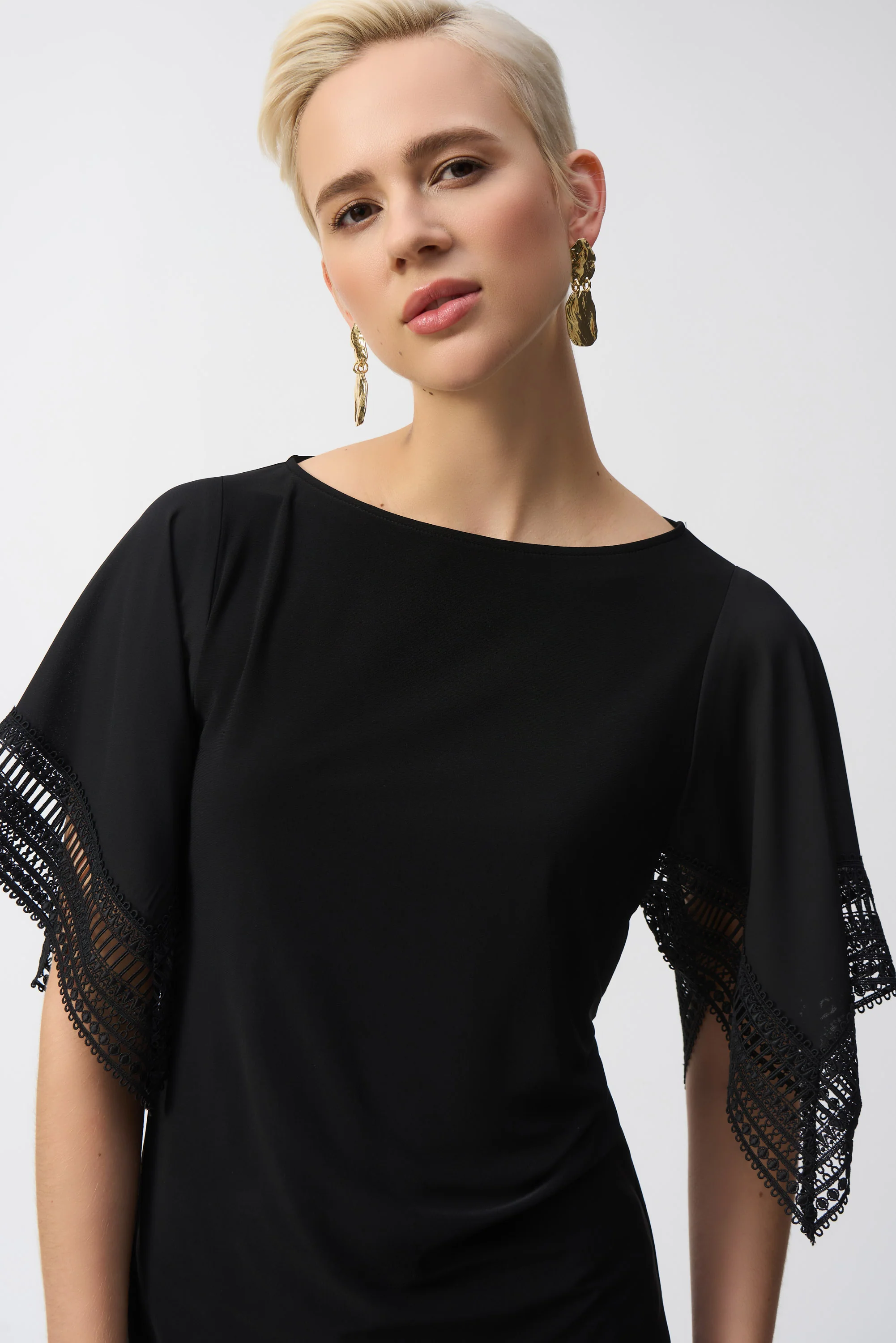 T-shirts korte mouw zwart Joseph Ribkoff - Image 2