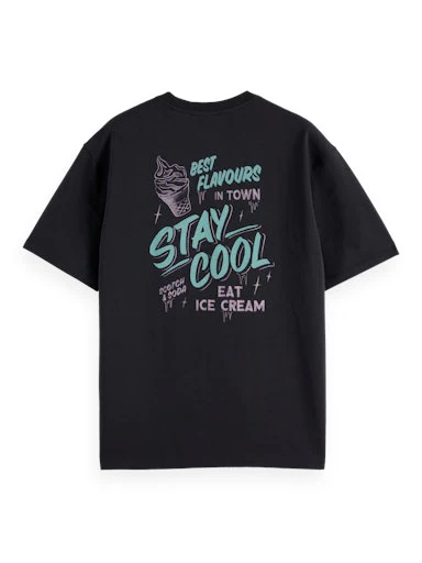 T-shirts korte mouw zwart Scotch & Soda - Image 2