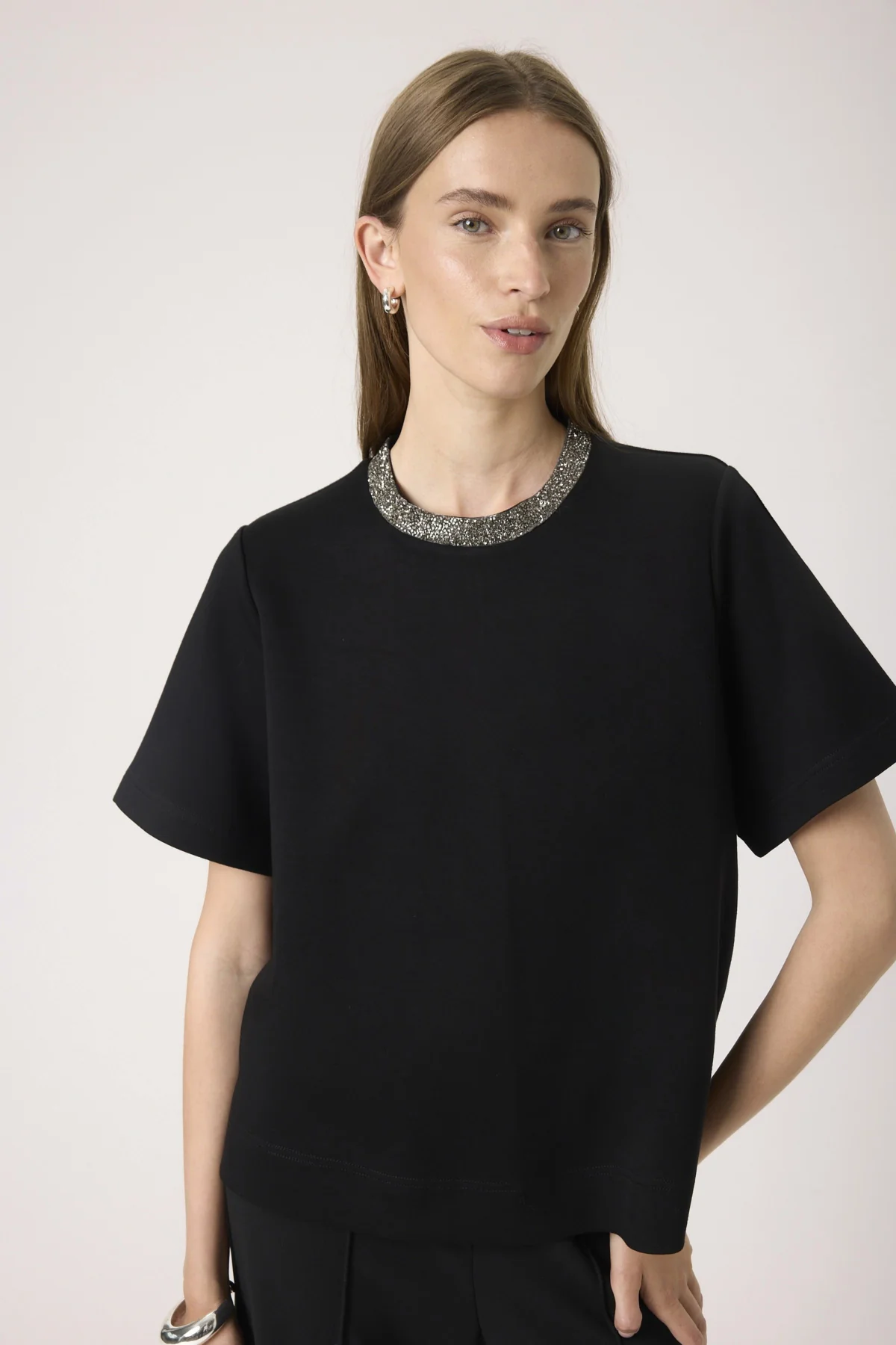 T-shirts korte mouw zwart Soaked In Luxury
